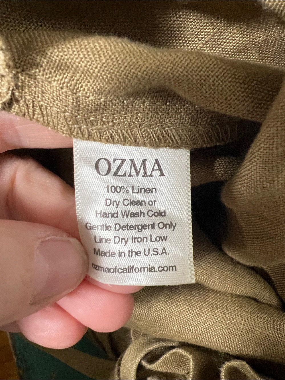 OZMA California Super Wide Leg Linen Pants Women’s Small - Picture 6 of 7